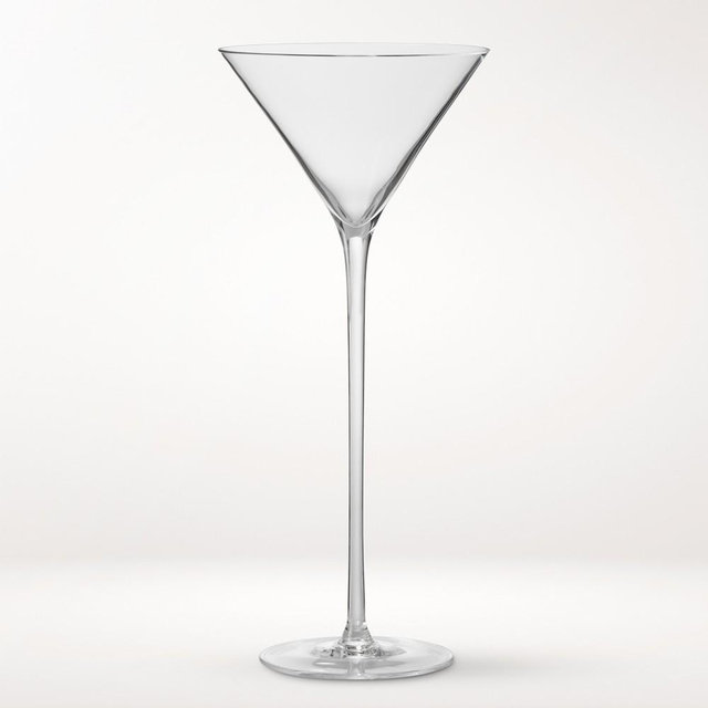 Elevé Long Stem Craft Martini Glasses, Set of 4