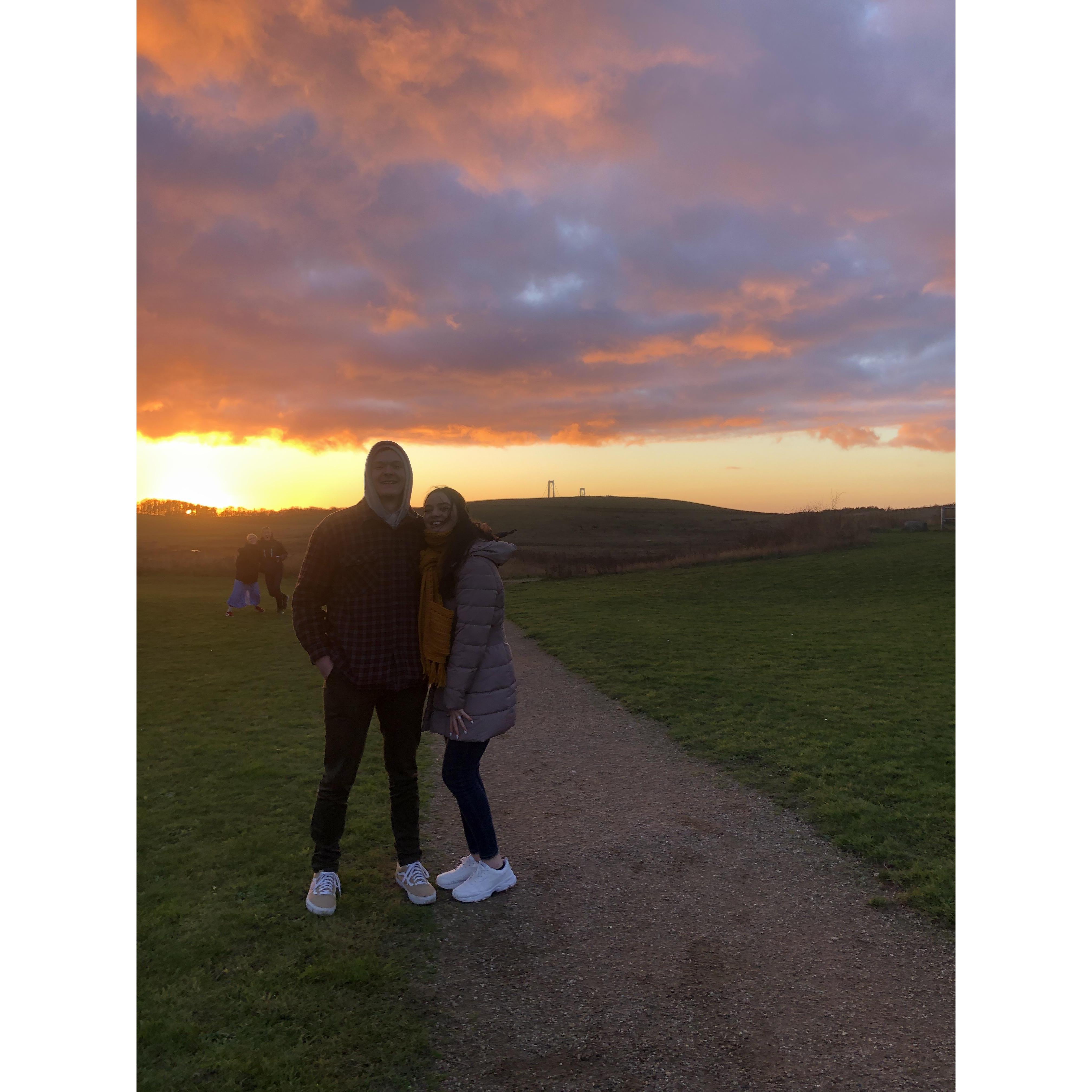 Sunset in Denmark