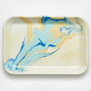 Multi Swirl Rectangular Tray