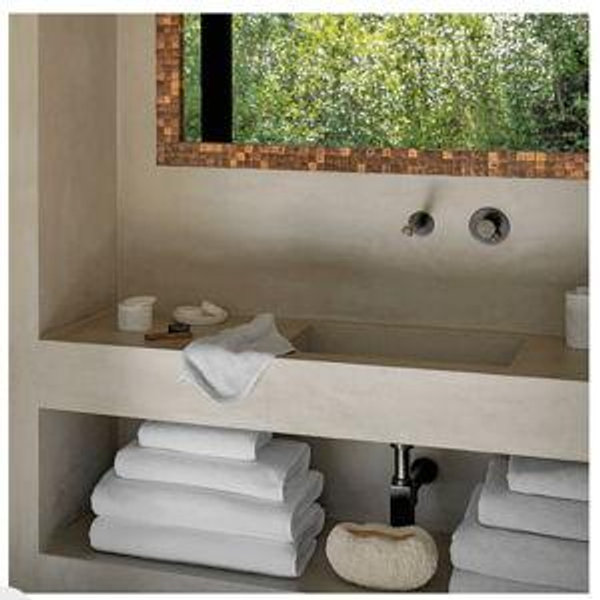 Riley Spa Towel Collection - Bath Sheet, White