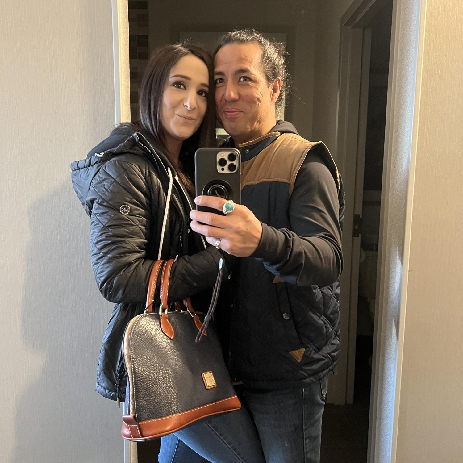 Selfies in the hotel mirror are always a winner