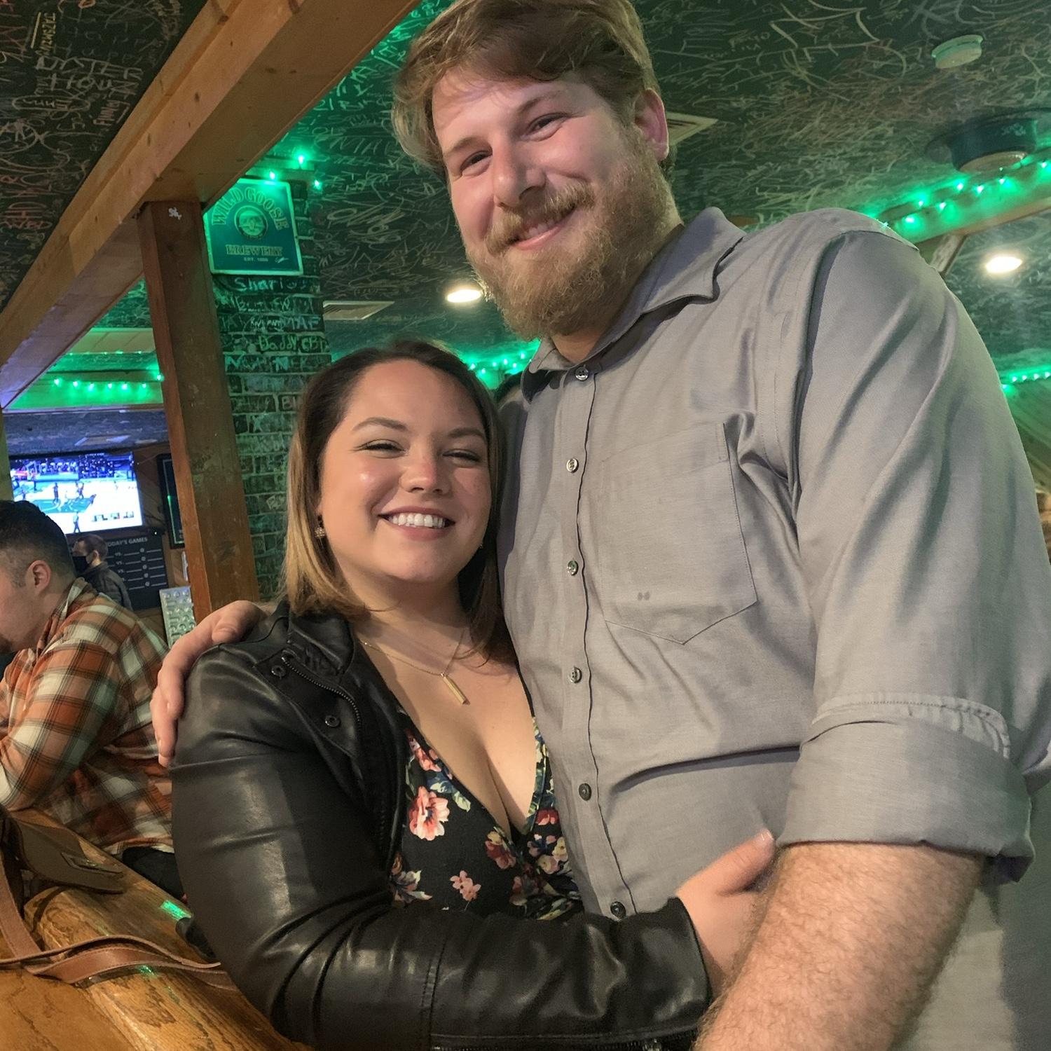 First dating anniversary at the Green Door | April 2021 in Park Hall, MD