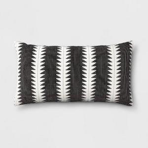 Black Global Oversized Lumbar Throw Pillow (27"X15") - Threshold™