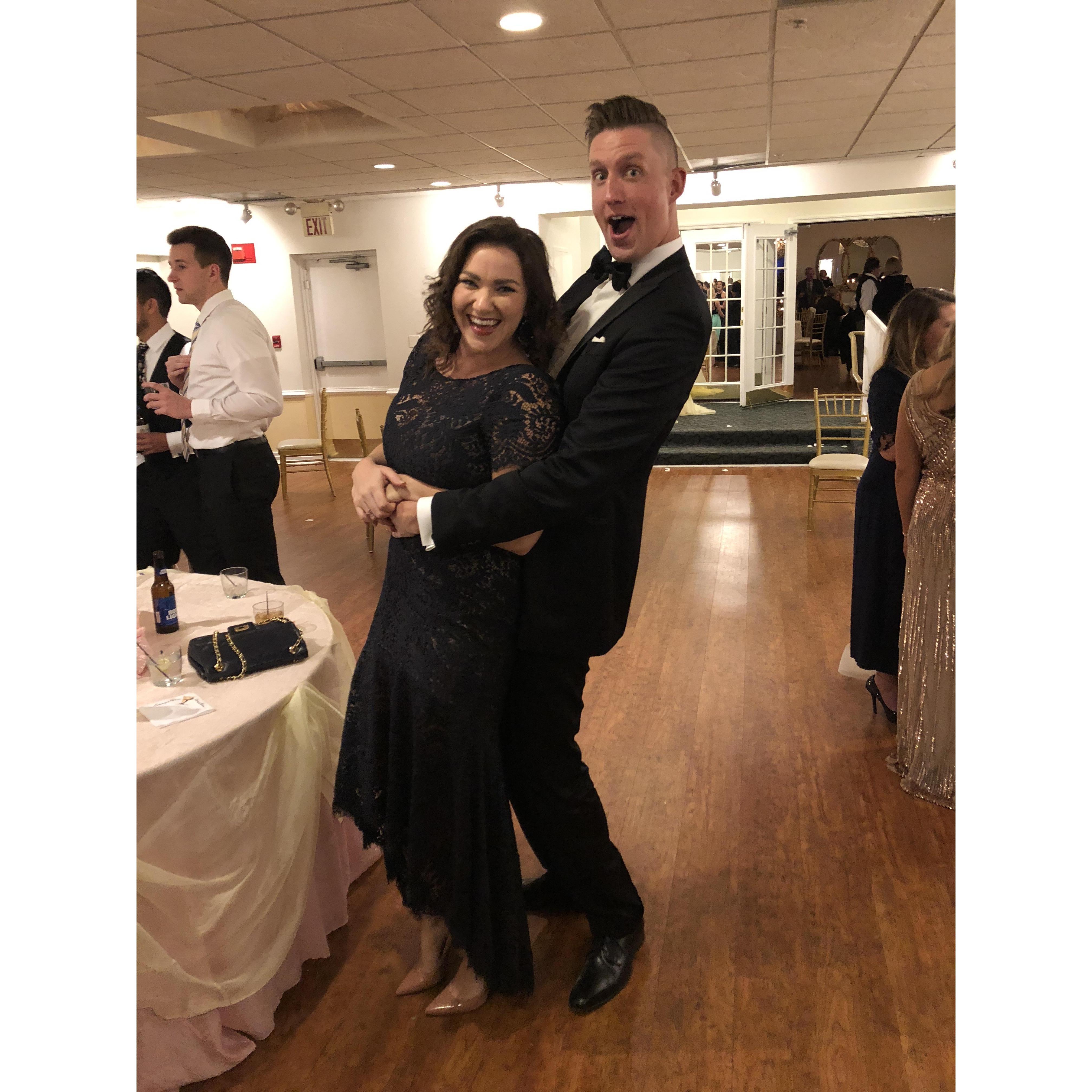 We're always fun at a wedding! [2017]