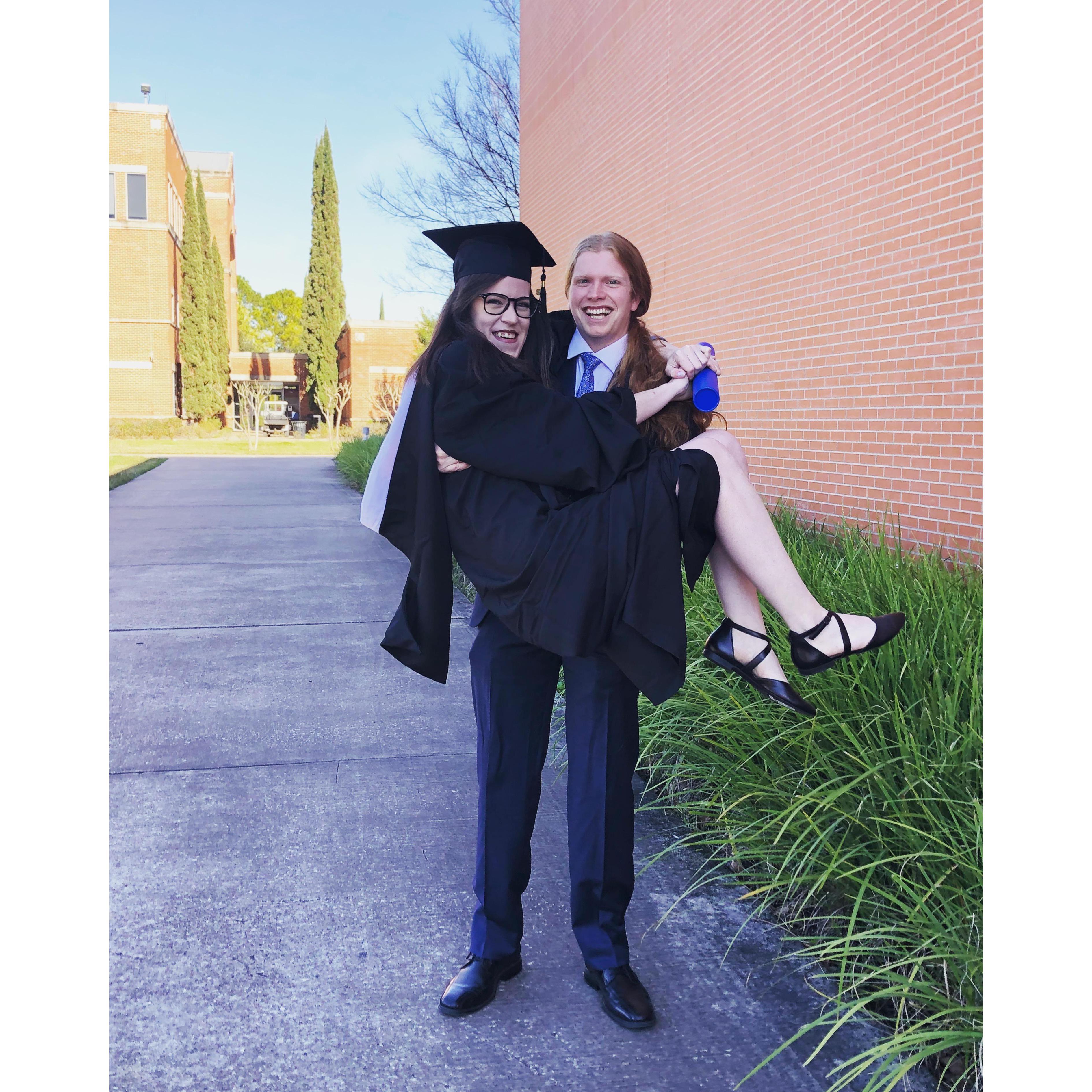 Rach's college graduation! Tears were shed. College was hard.