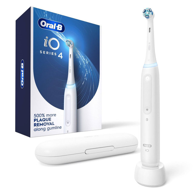 Oral-B iO Series 4 Electric Toothbrush with Brush Head - White