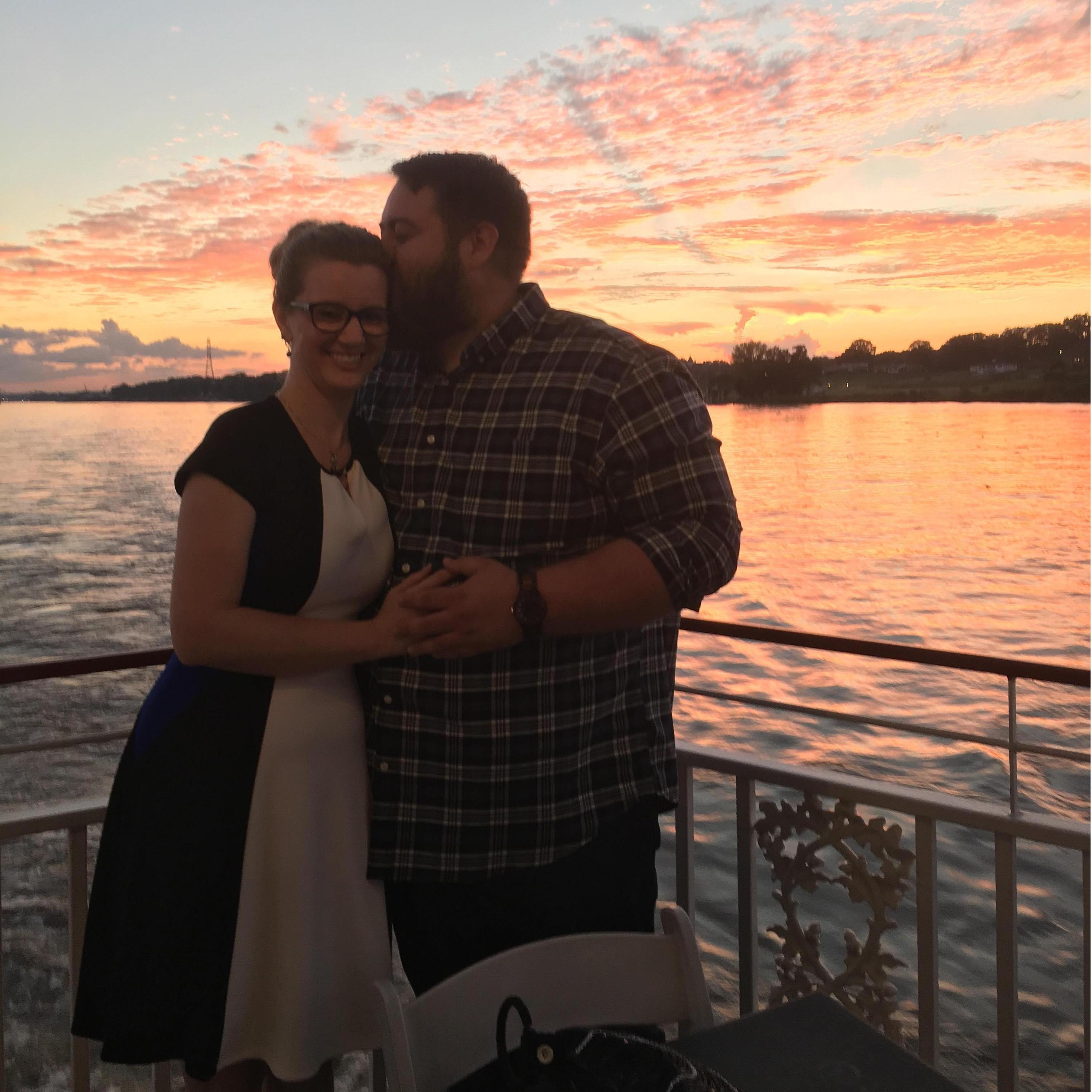The night Jared proposed.