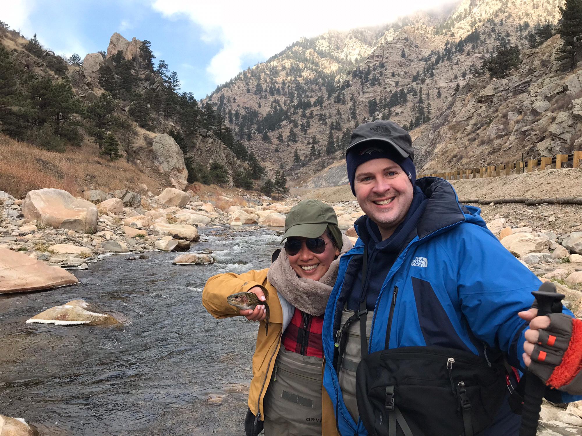 The Rockies fly fishing