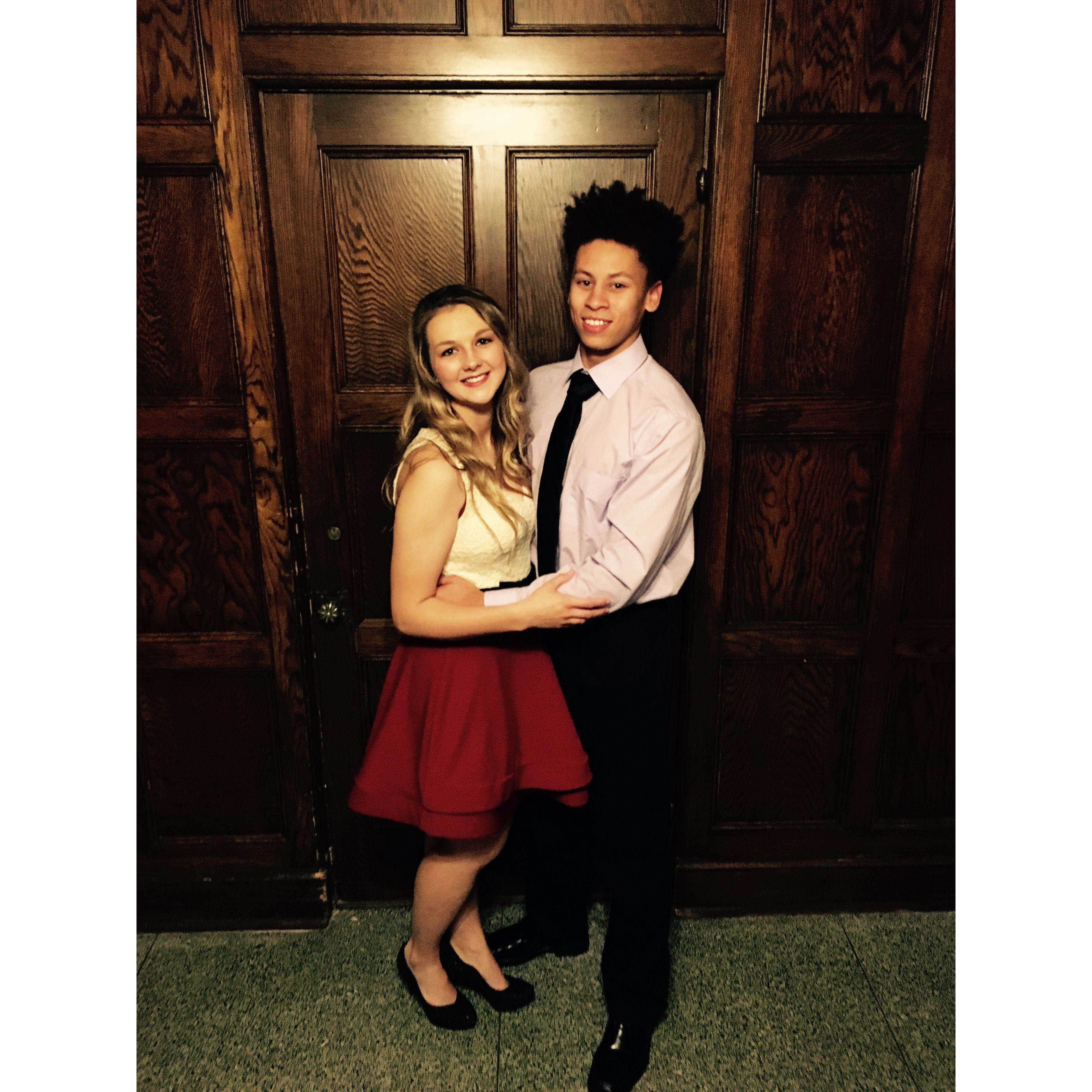 Maceo's first year at Millicent's Marching Band Banquet
