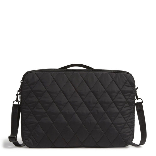 Vera Bradley Women's Outlet Ultralight Laptop Crossbody Bag Moonless Night