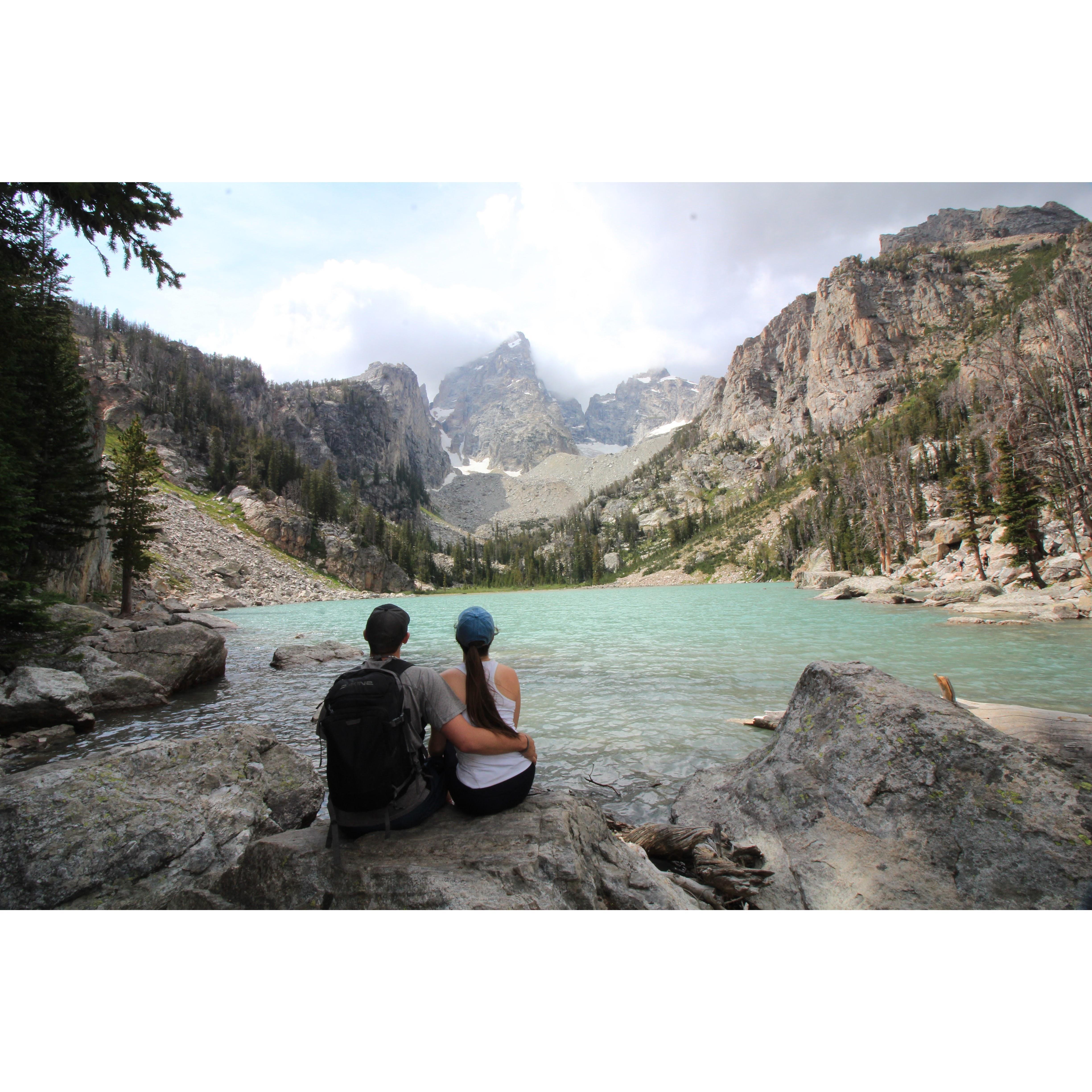 We love traveling to National Parks. This was taken in the Grand Tetons in Wyoming.