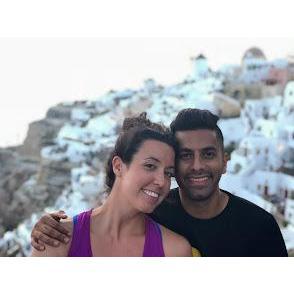 Stef's birthday in Santorini, Greece June 2018