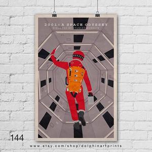 2001 A Space Odyssey Poster. Stanley Kubrick Art Print. Pop Culture and Modern Wall Decor 16x20, 18x24, A1 Size. Select a size. Item no. 144
