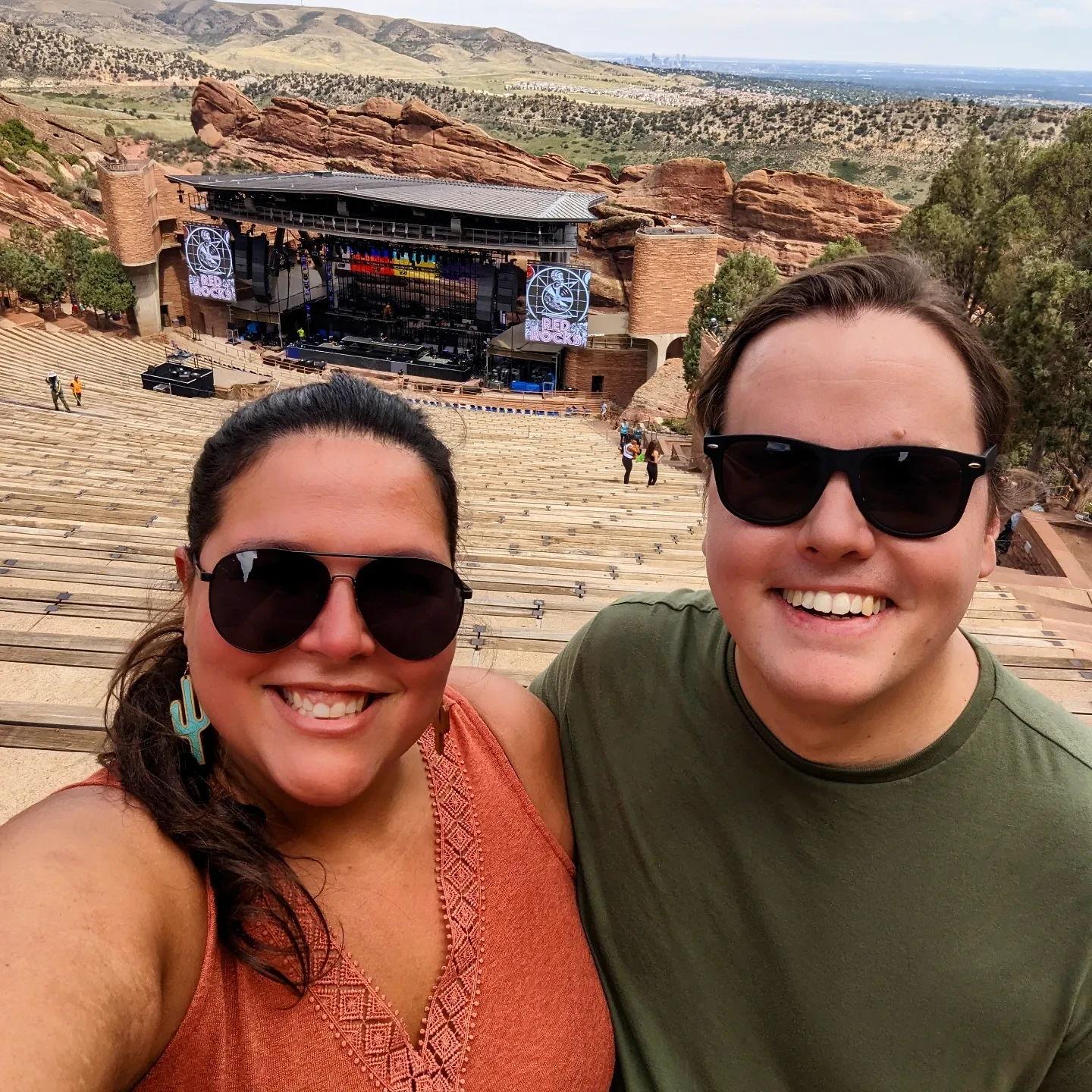 Red Rocks on our Denver trip