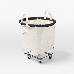 Steele Canvas Round Carry Truck, Natural + Black Trim