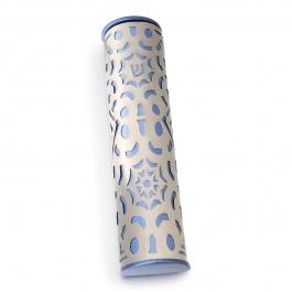 Yair Emanuel Decorative Metal Cutout Contemporary Mezuzah (Choice of Colors)