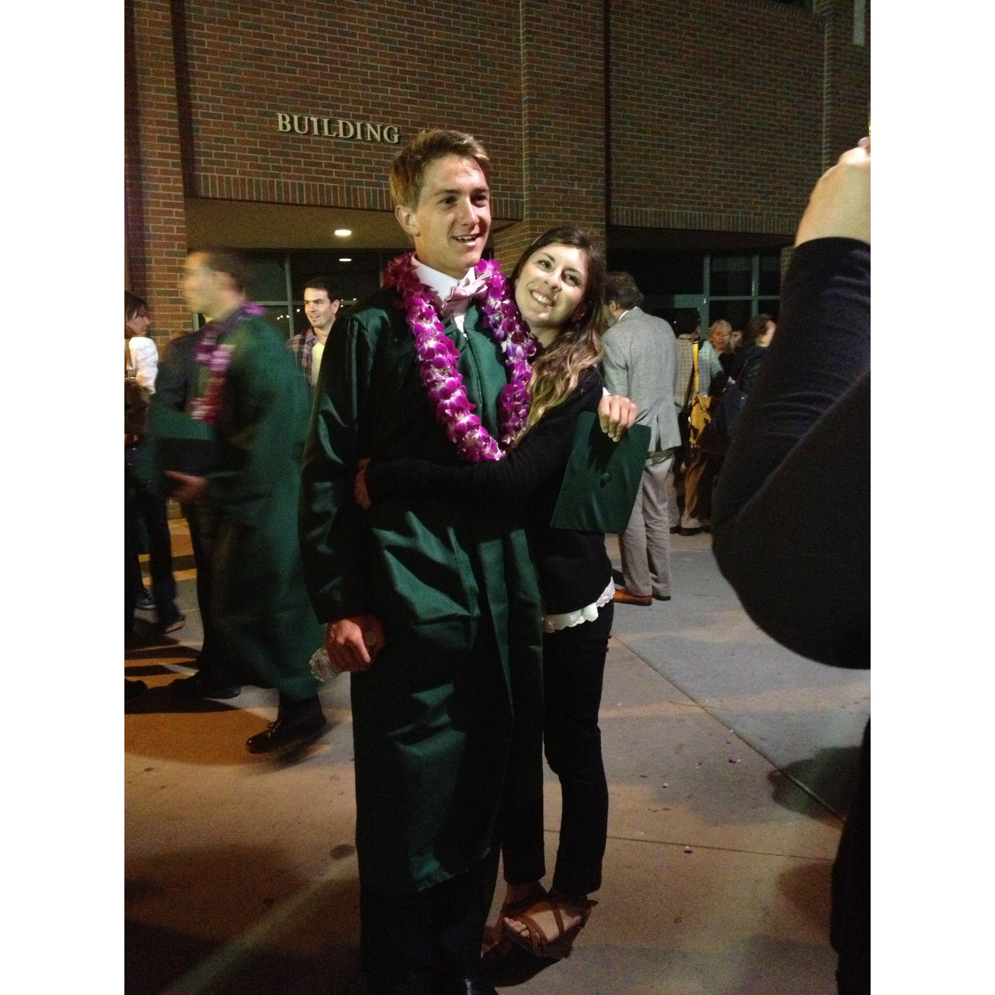 Ryan's high school graduation, 2013