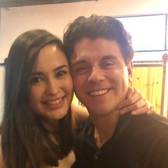 Our first picture as a couple!