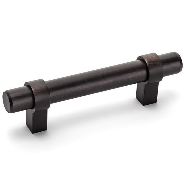10 Pack - Cosmas 161-3ORB Oil Rubbed Bronze Cabinet Bar Handle Pull - 3" Hole Centers