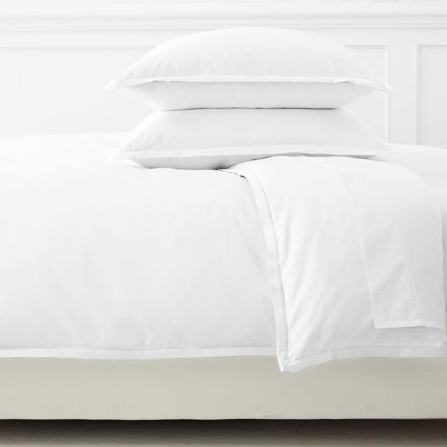Border Frame Duvet Cover - King - White