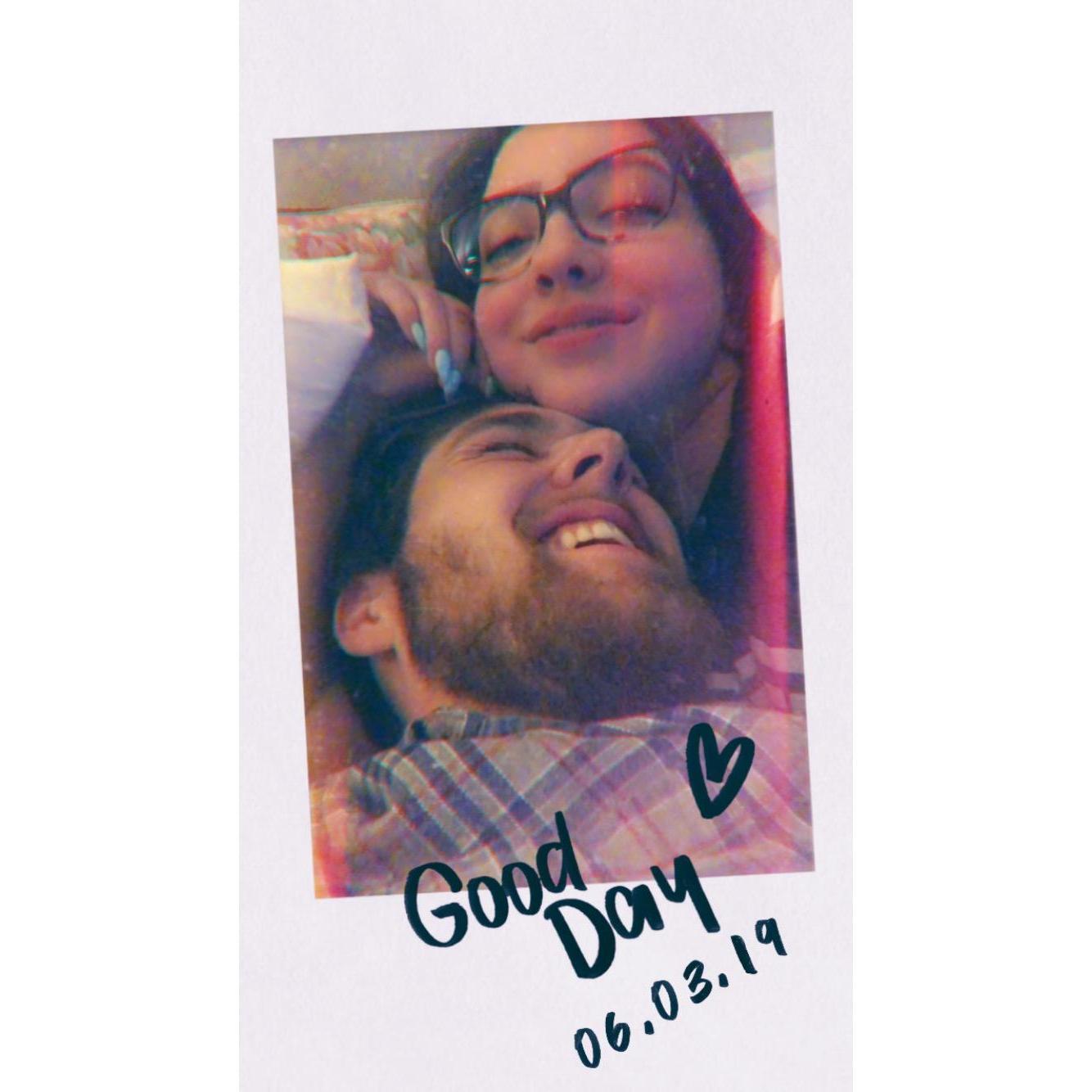 Peter and Alex's 1st picture together as a couple three days after they made it official!
