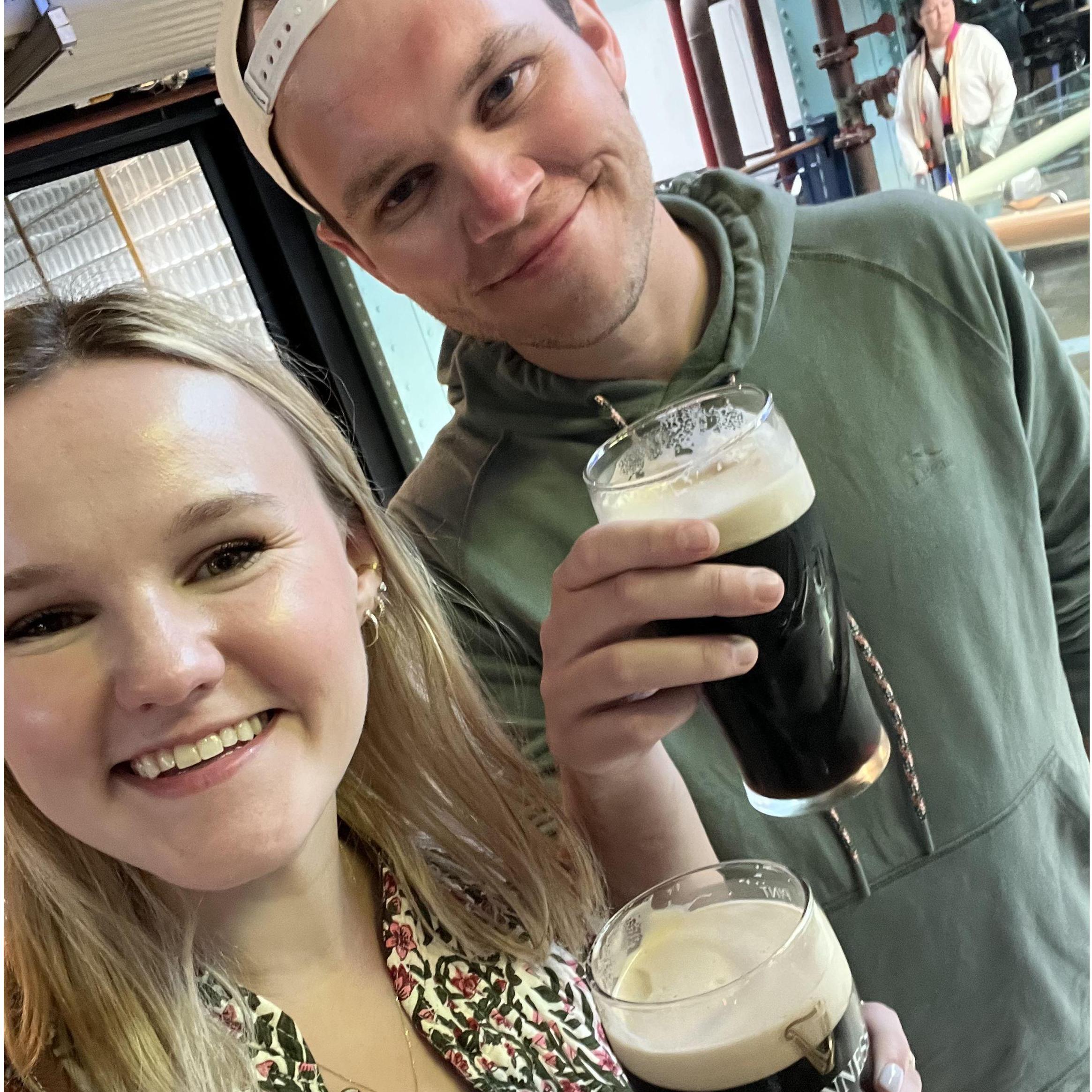Guinness Storehouse, Dubin, Ireland. July 2023.