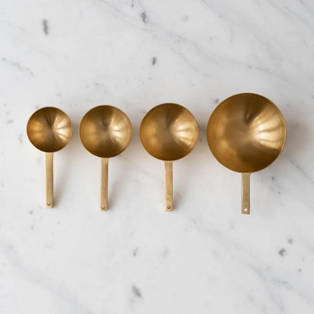 Gold Measuring Cups, Set of 4