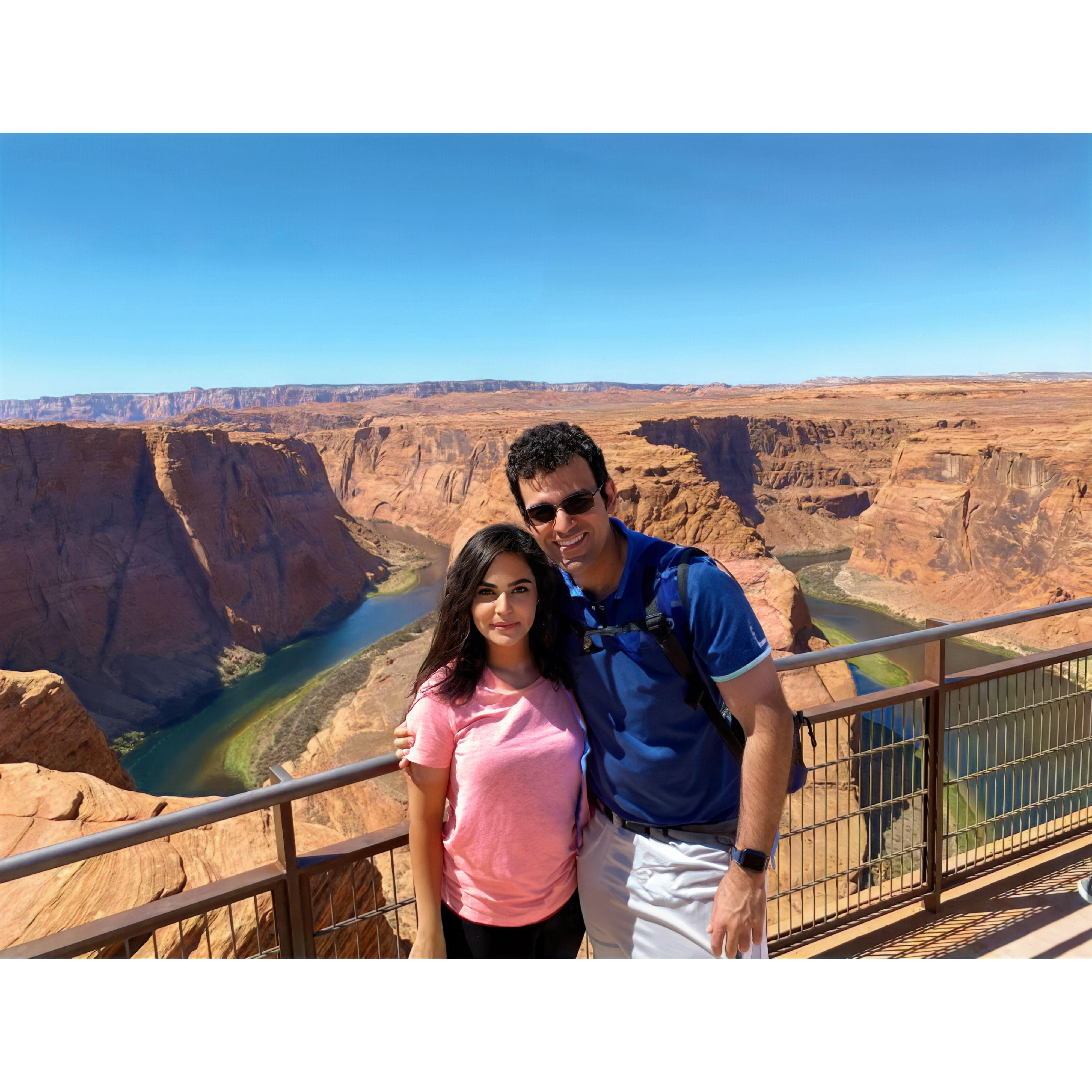 Visiting nearby Antelope Canyon