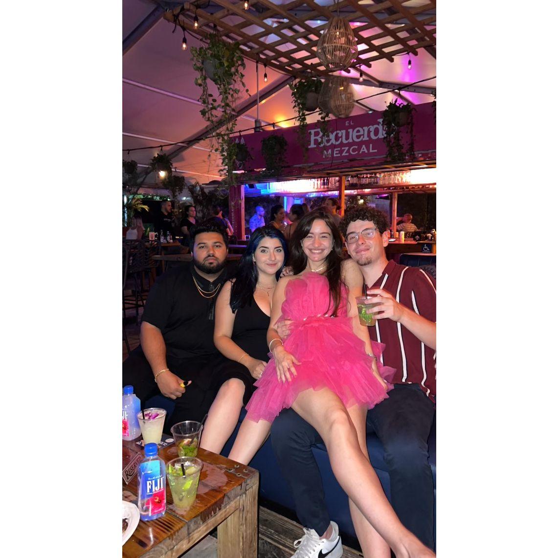 Clubbing in Miami, FL with our friends!