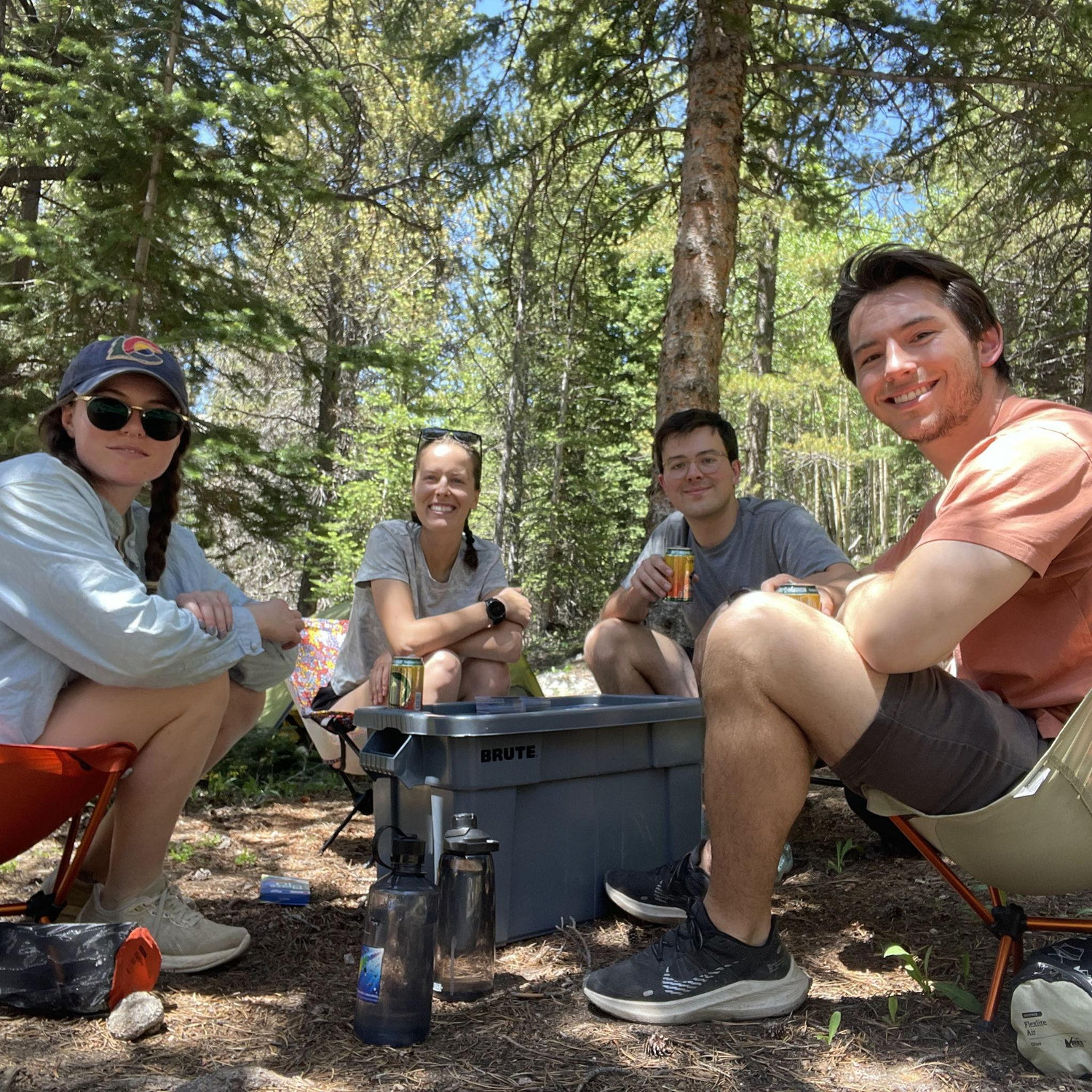 Pre-14er shenanigans. Smuggled the Spotted Cows into Colorado.