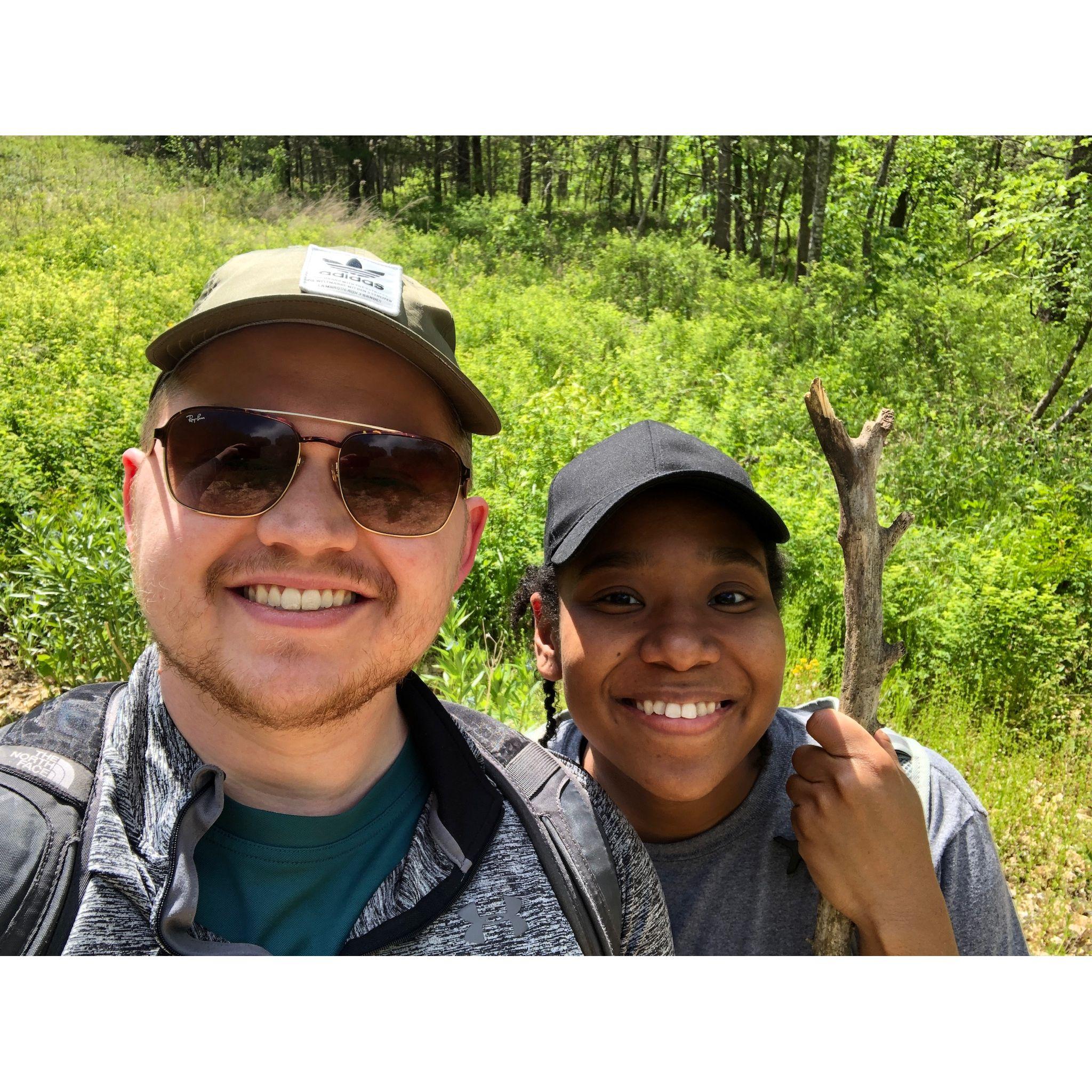 A hike in Springfield Conservation Nature Center! 2019