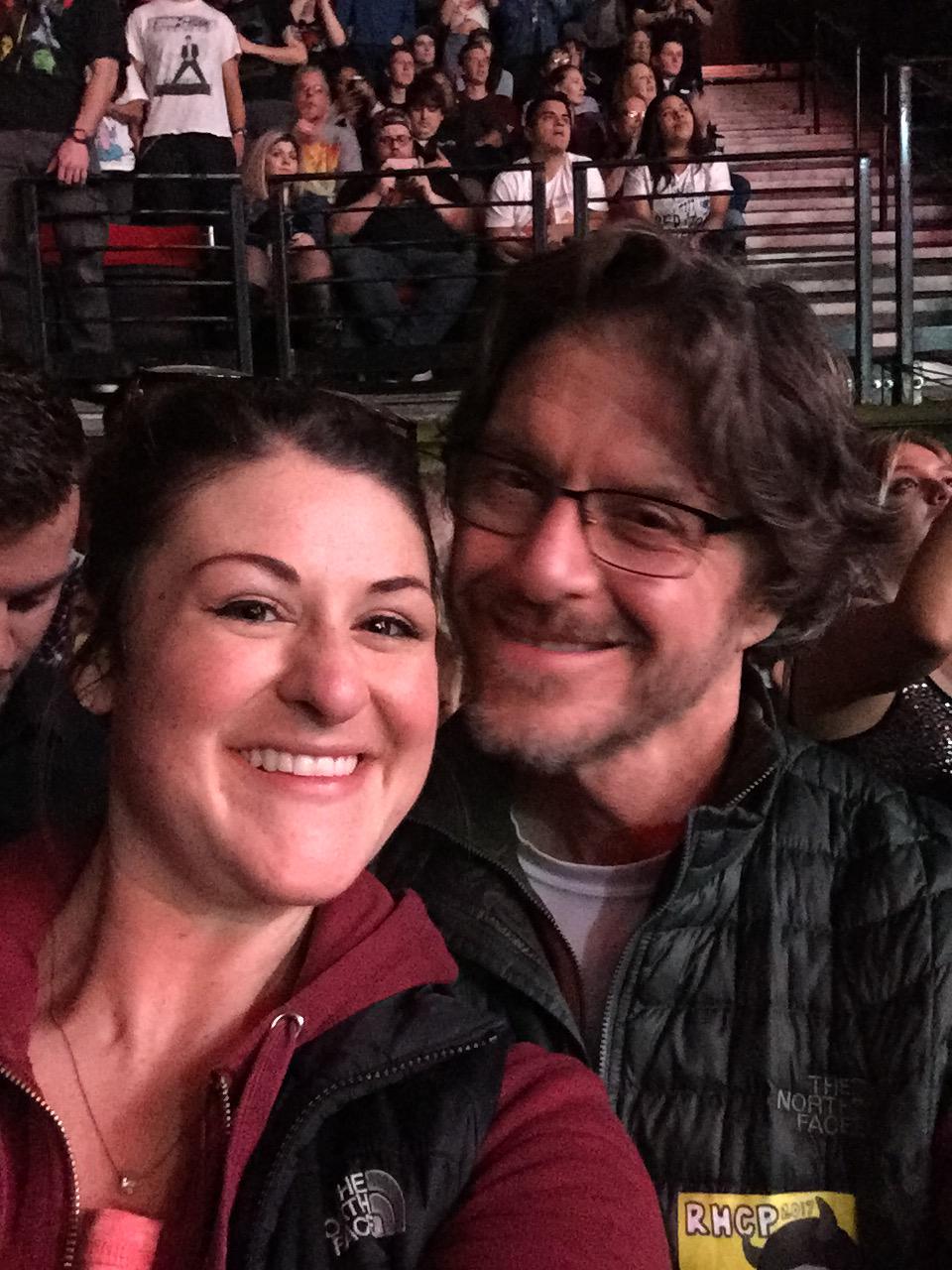 Taken at the Moda Center for a Red Hot Chili Pepper's concert in Portland, Oregon in March 2017.