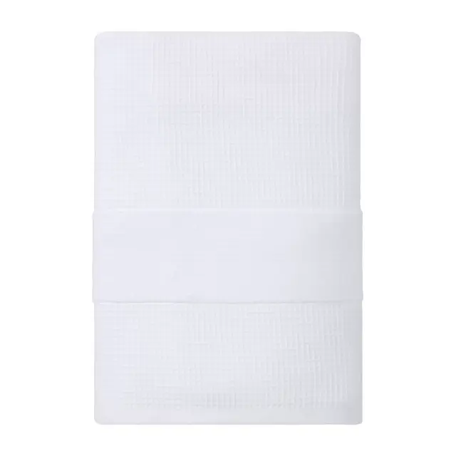 Haven™ Organic Cotton Waffle & Terry Bath Sheet in Bright White