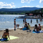 Relaxing at the Beach on Shadow Mountain Lake