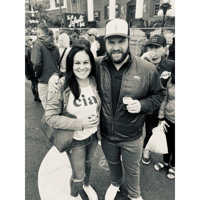 Meagan and Marshall attending the North Park Beer Festival in San Diego.