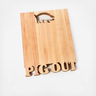 Pig Out Cutting Board