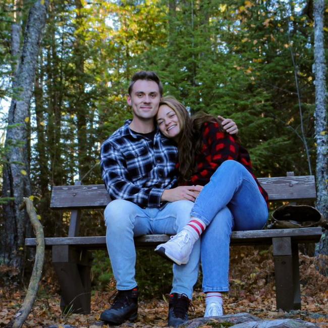 This was our first trip together a few months into dating up to the North Shore!