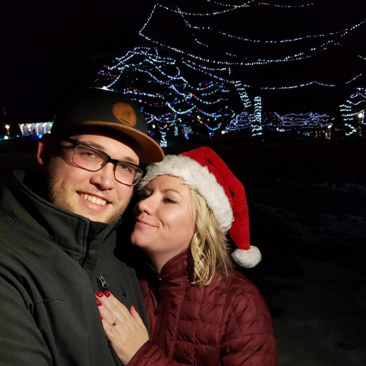 The night we got engaged!