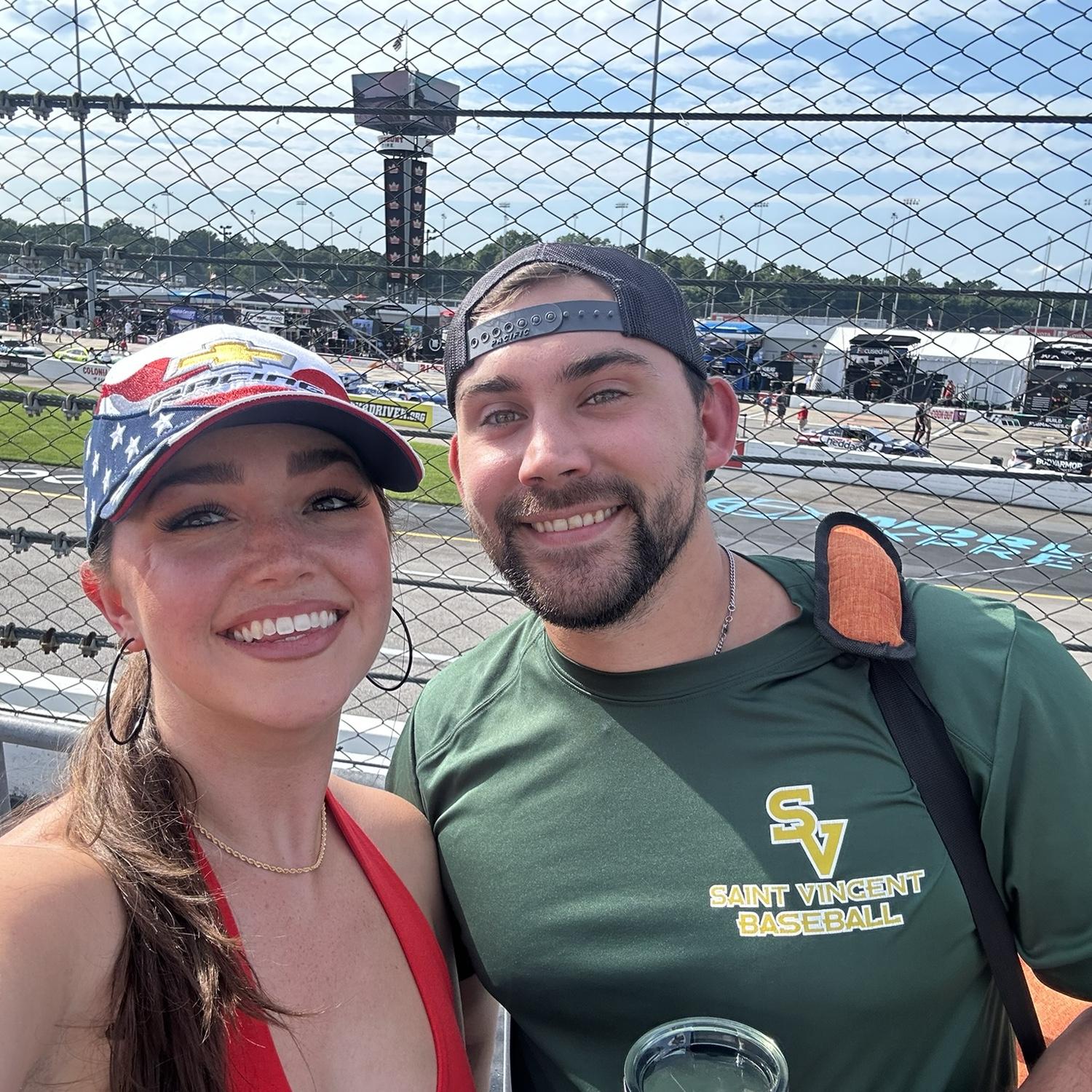 … and a nascar race? who is she?