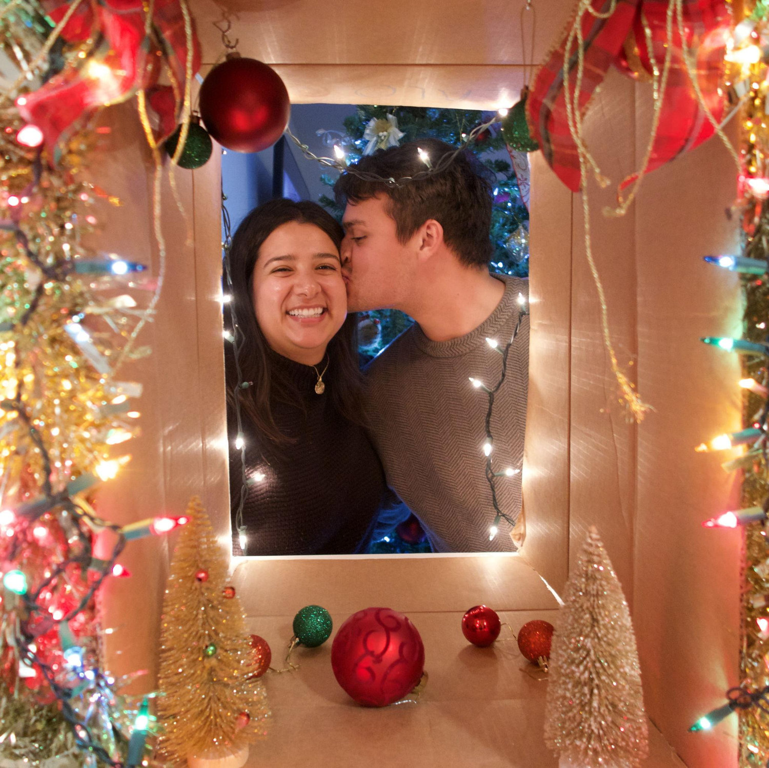 Our first official Christmas together.