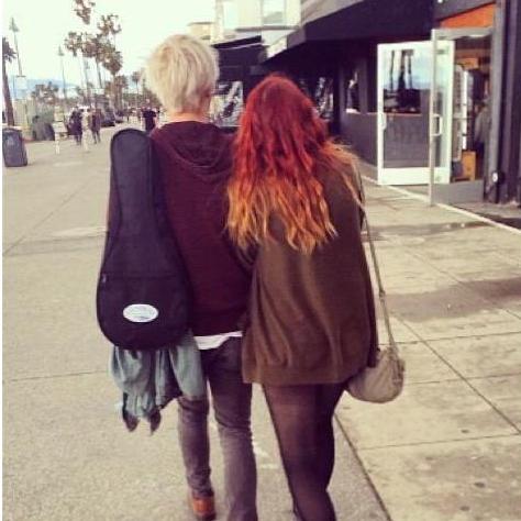 Back when we were best friends, a few days before we shared our first kiss. Bryan came to visit California.