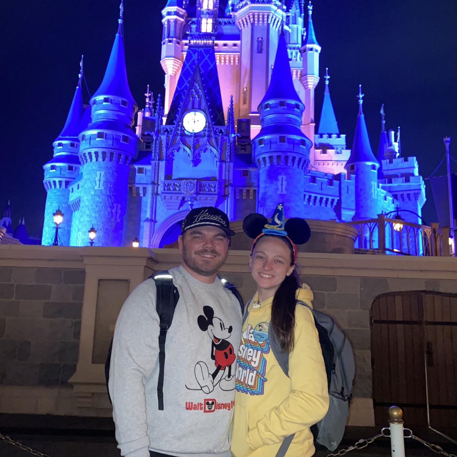 One week before the proposal and the start of our “Happily Ever After”!!