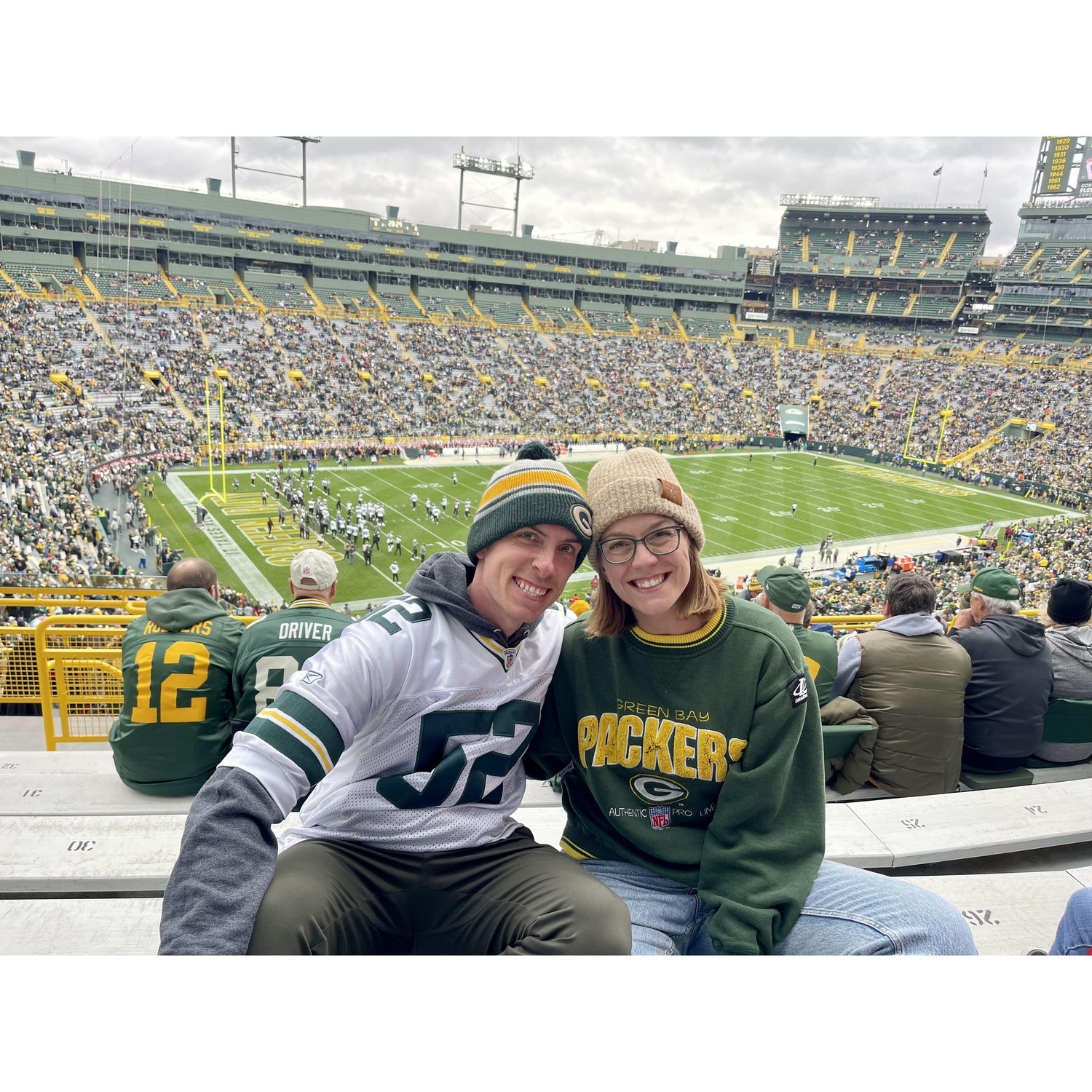 Packers Game in Greenbay for Jake's birthday!