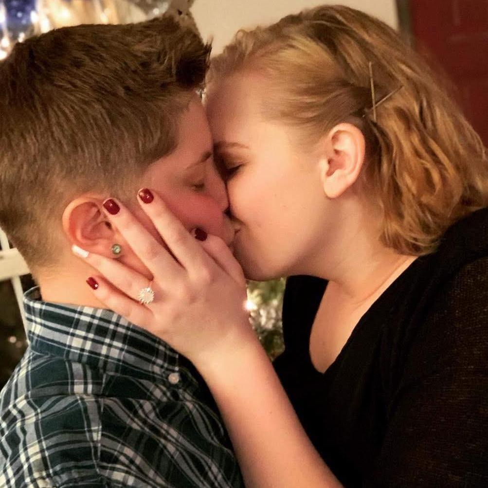 The night we got engaged!