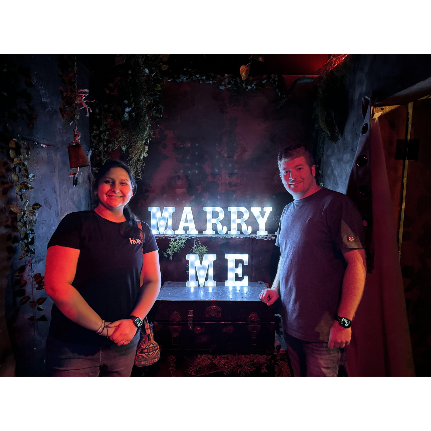 When she said yes!!!