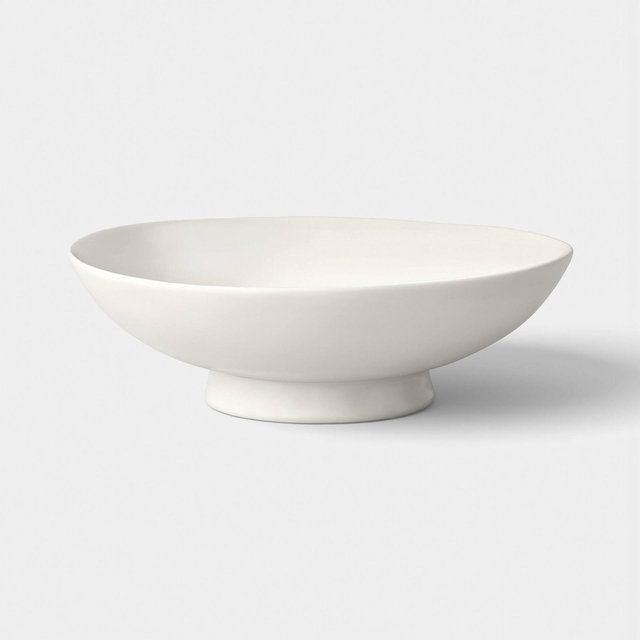Aralia White Ceramic Fruit Bowl - Threshold™