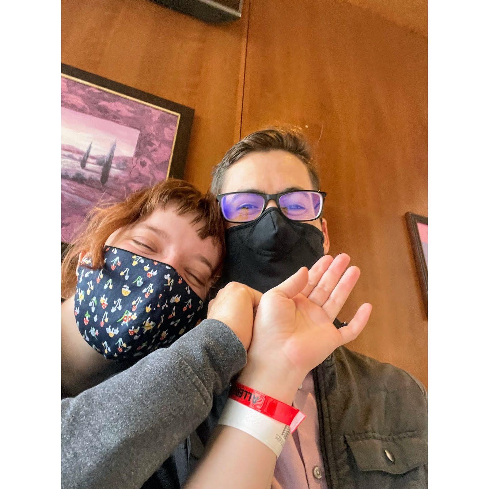 Our very first photo together!