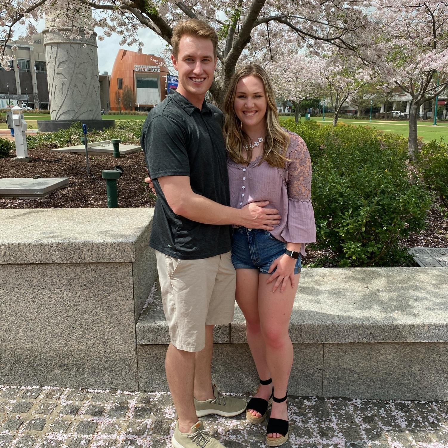 March 2021: The weekend we made it official! Connor and I met in Atlanta and officially started dating after this trip!