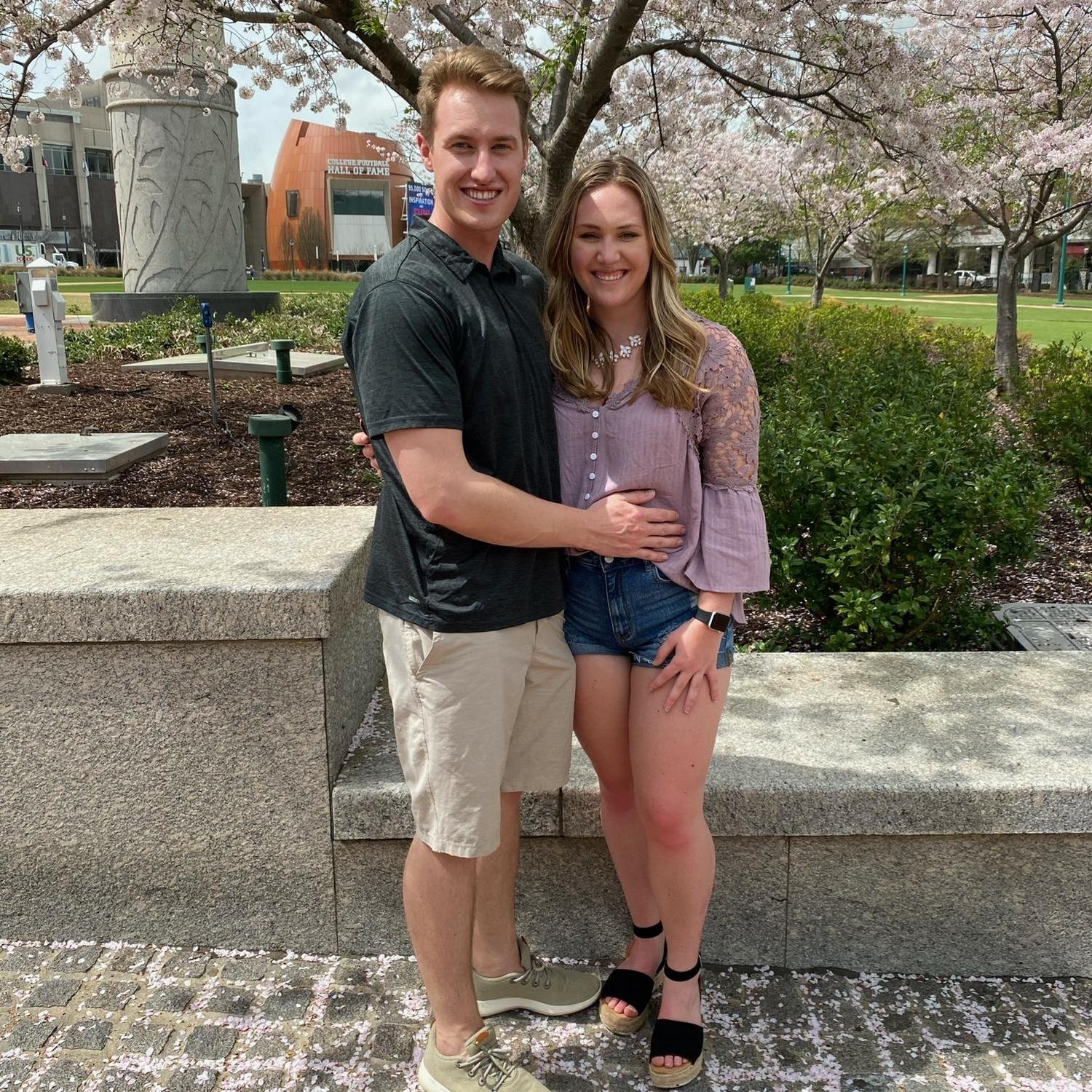 March 2021: The weekend we made it official! Connor and I met in Atlanta and officially started dating after this trip!