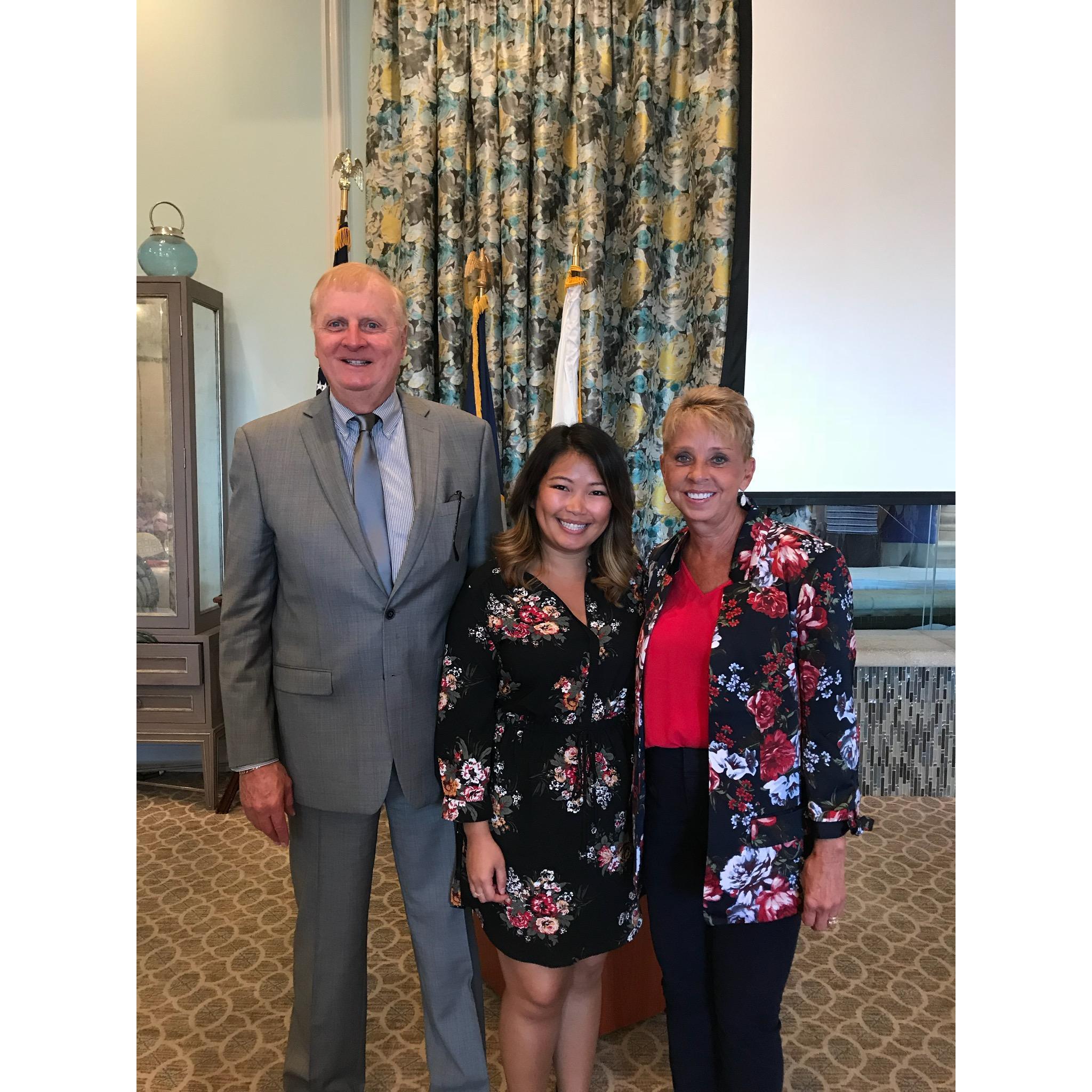 Molly and her parents